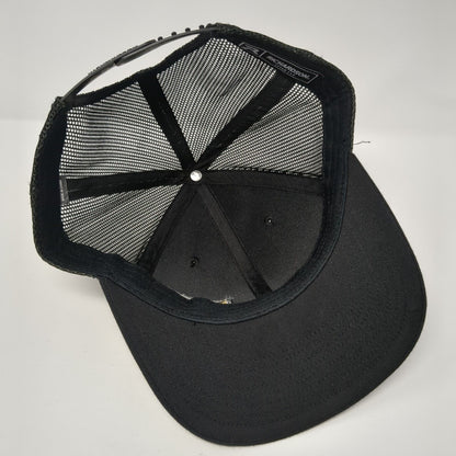 Rush Truck Centers Snapback Trucker Hat Black One Size Mesh Back 6 Panel