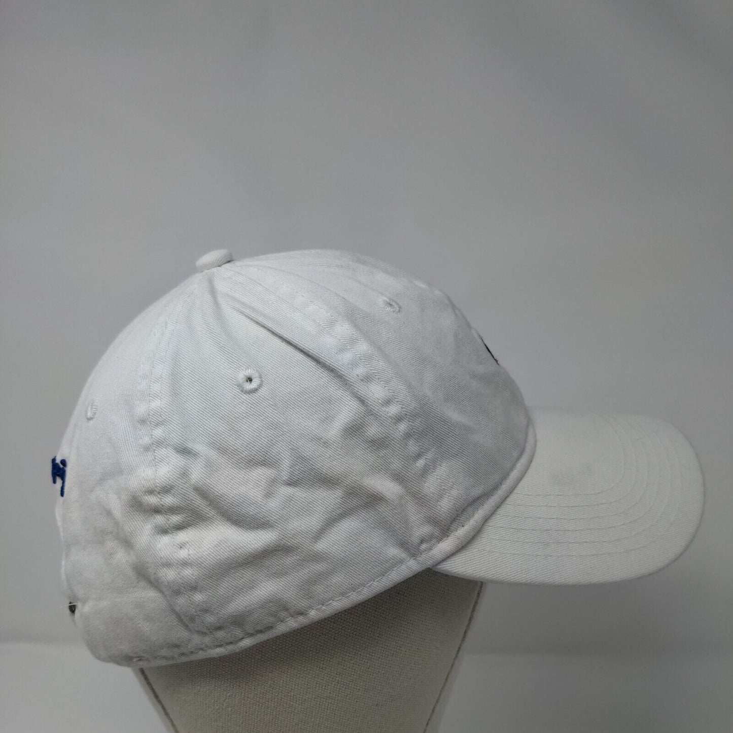 Champion Slideback Hat White OSFA Adjustable Embroidered C Logo