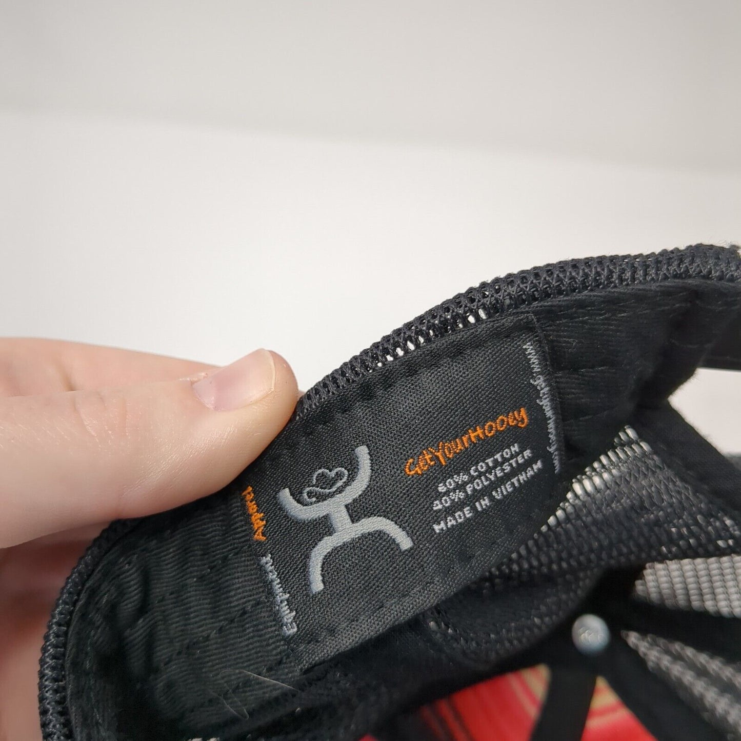 Hooey Snapback Trucker Hat Black One Size Adjustable Embroidered Mesh Back