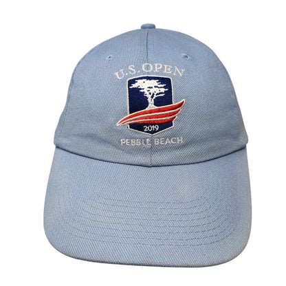U.S. Open 2019 Pebble Beach Slideback Hat Blue One Size Adjustable USGA Member