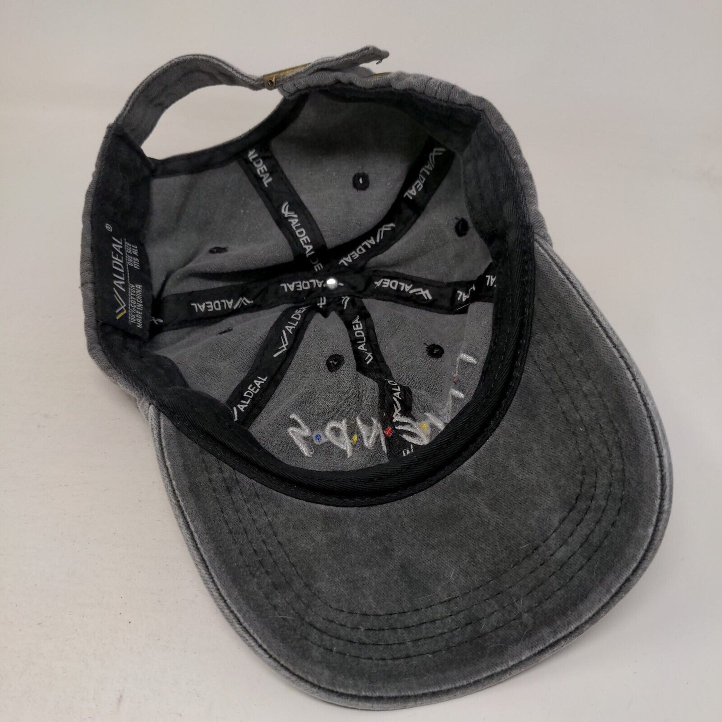 Friends Slideback Hat Gray OSFA Embroidered Adjustable 6 Panel Waldeal