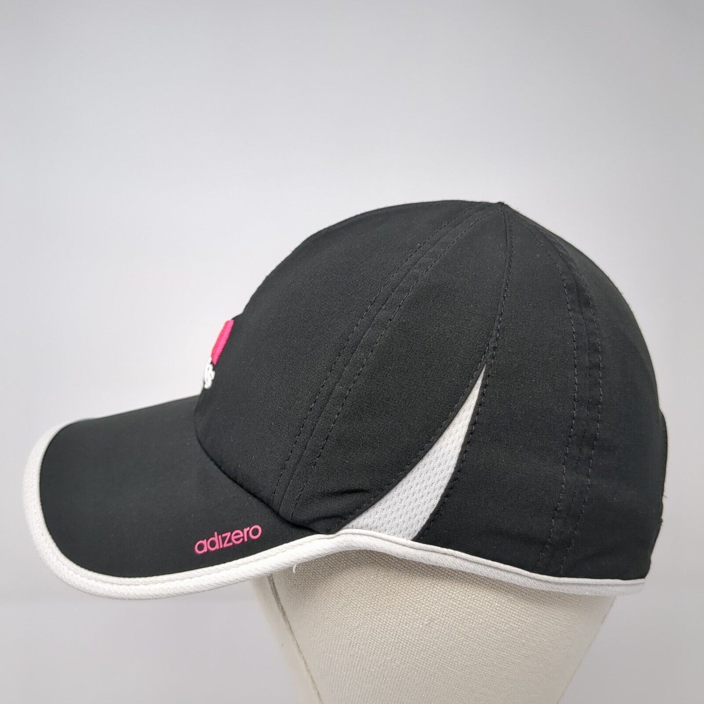 Adidas Adizero Strapback Hat Black One Size Adjustable Embroidered Breathable