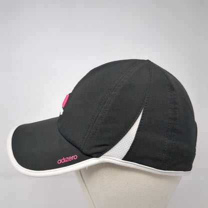 Adidas Adizero Strapback Hat Black One Size Adjustable Embroidered Breathable