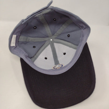 St. Maarten NA Strapback Hat Gray OSFA Colorblock Embroidered 6 Panel