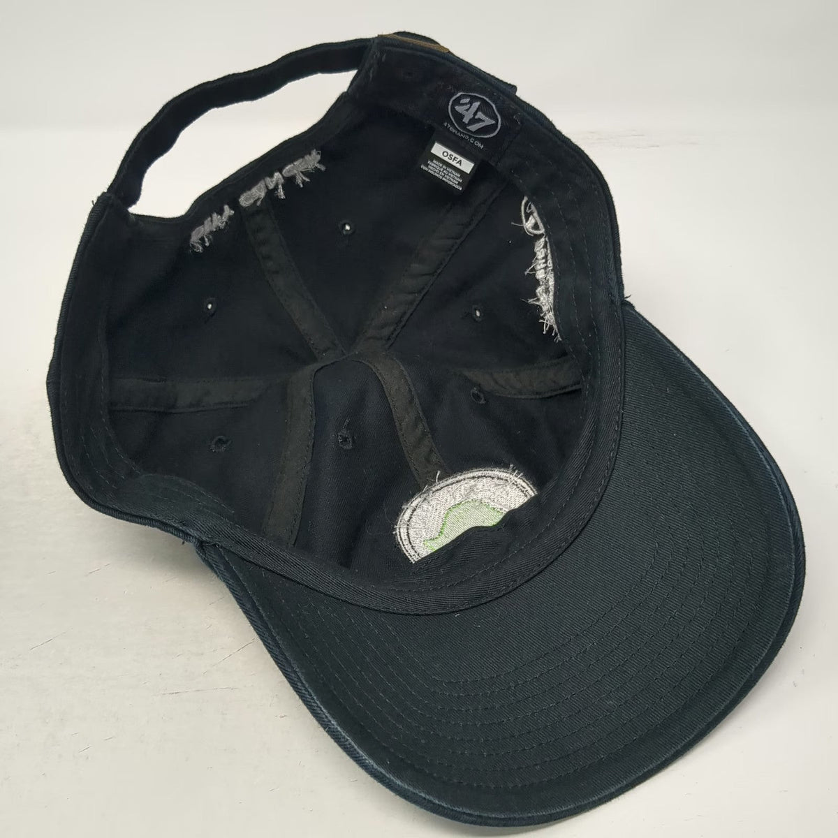 '47 Jimmy Fund Golf Dana-Farber Defy Cancer Black Baseball Cap Hat One Size
