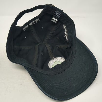 '47 Jimmy Fund Golf Dana-Farber Defy Cancer Black Baseball Cap Hat One Size