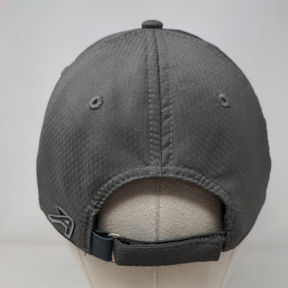 MCI Strapback Hat Gray One Size Mid Fit Adjustable Embroidered Ahead Performance
