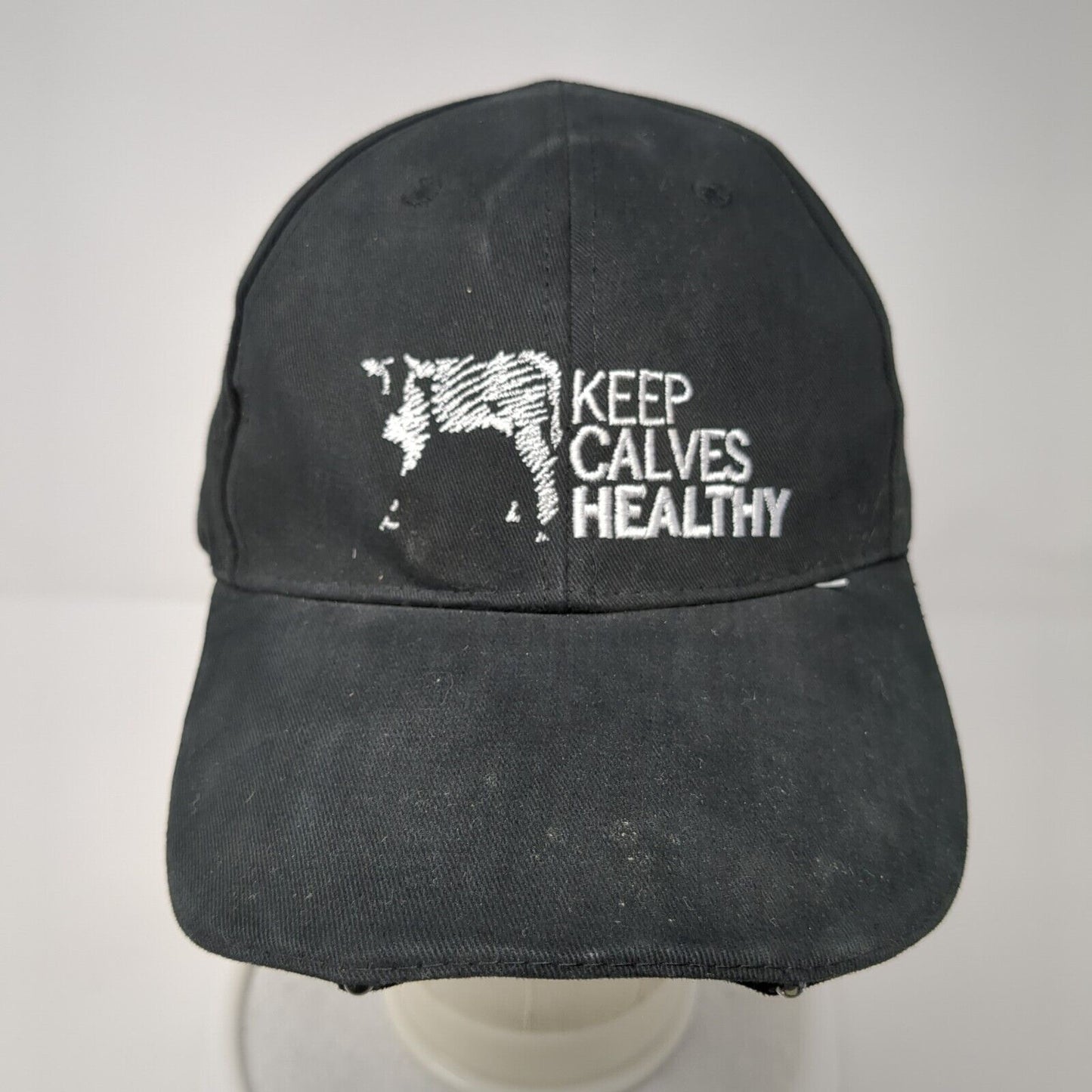 Keep Calves Healthy Strapback Hat Black One Size LED Light Powercap