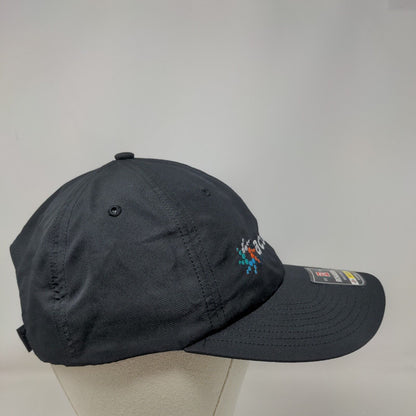 Acclara Strapback Hat Black One Size Embroidered UPF 35+ Richardson