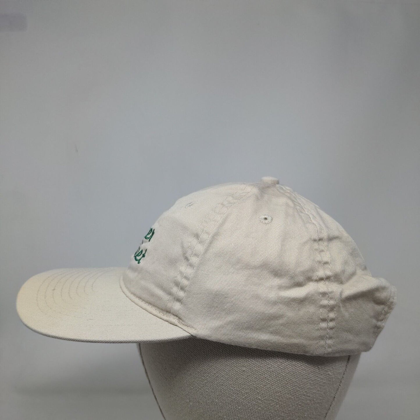 Corner Market Strapback Hat Tan One Size Embroidered Port & Company