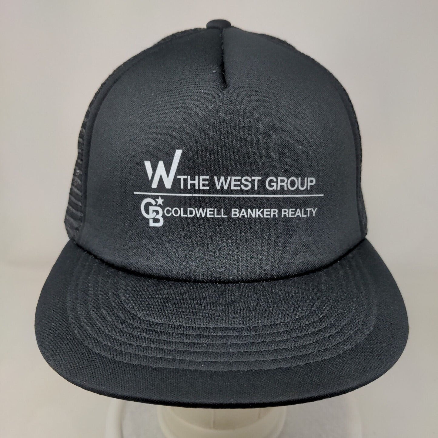 The West Group Coldwell Banker Reality Trucker Hat Black OSFM Mesh Back Hit