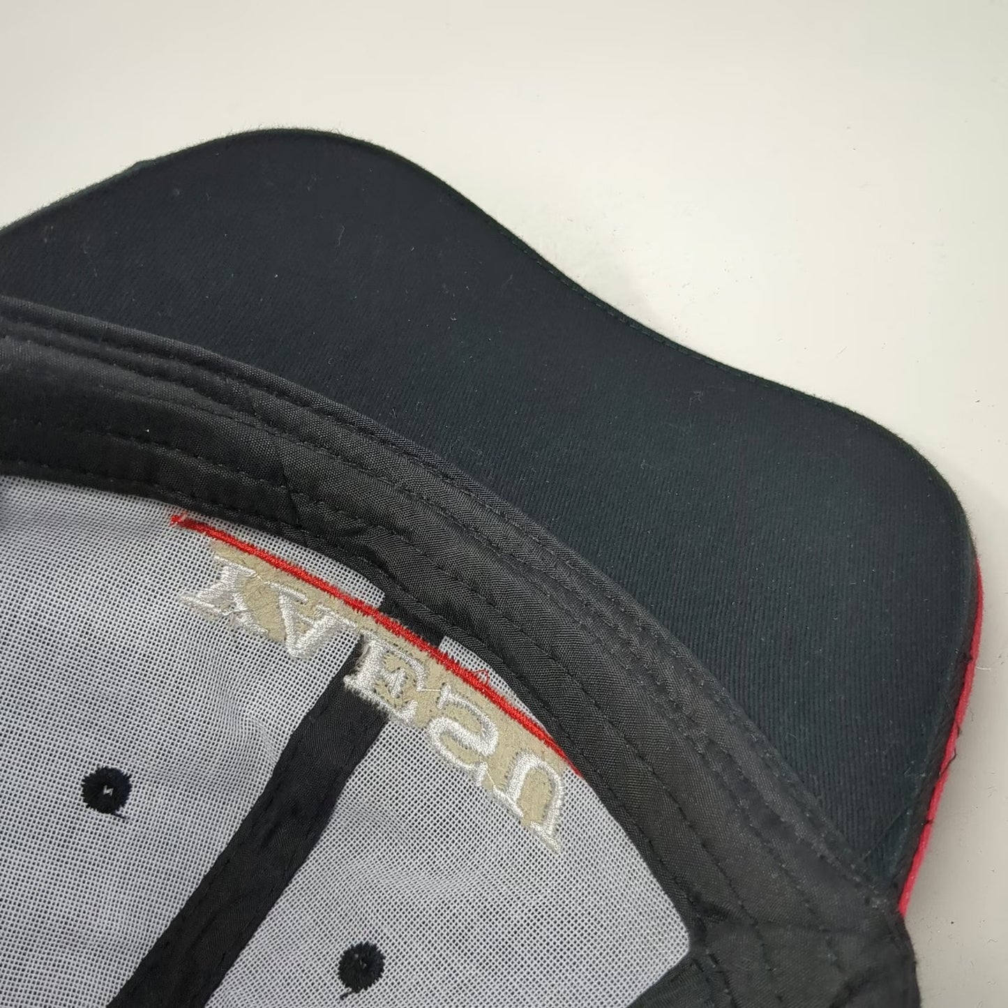 Yaesu System Fusion Baseball Cap Black Red White One Size Strapback Hat