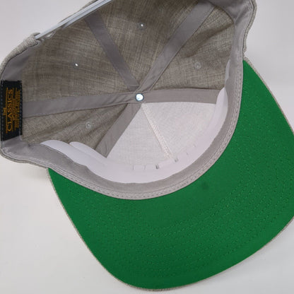 Driven Snapback Hat Gray One Size Adjustable Embroidered The Classics Yupoong
