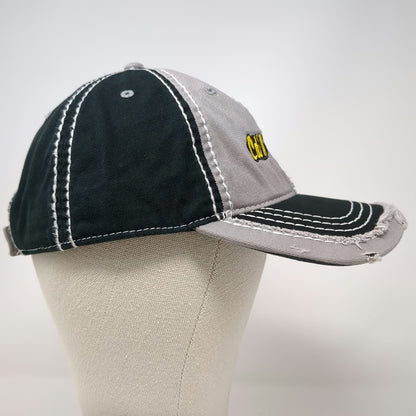 Otto Baseball Cap Gray Black One Size Cd'A Metals Logo Contrast Stitching Hat