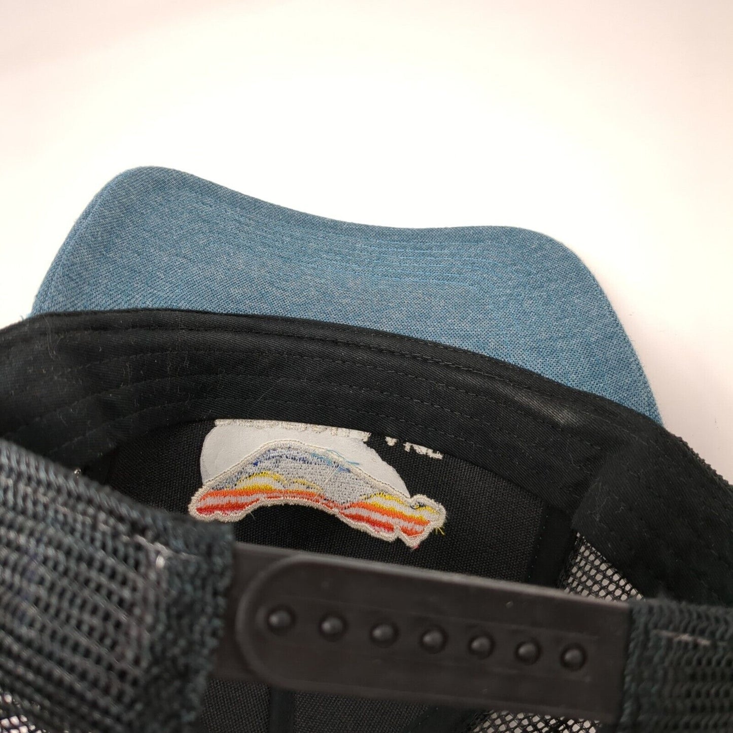 Redfish Lake Lodge Snapback Trucker Hat Green One Size Mesh Back Legacy