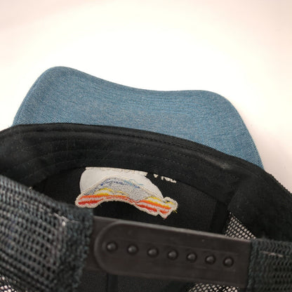 Redfish Lake Lodge Snapback Trucker Hat Green One Size Mesh Back Legacy