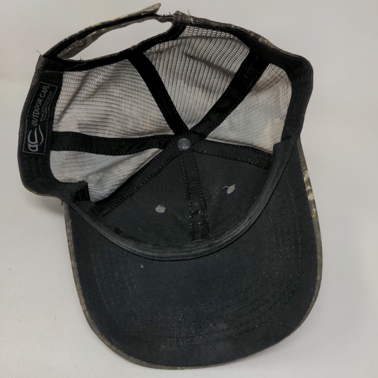 Outdoor Cap Strapback Mesh Back Trucker Hat Camouflage OSFM Blank