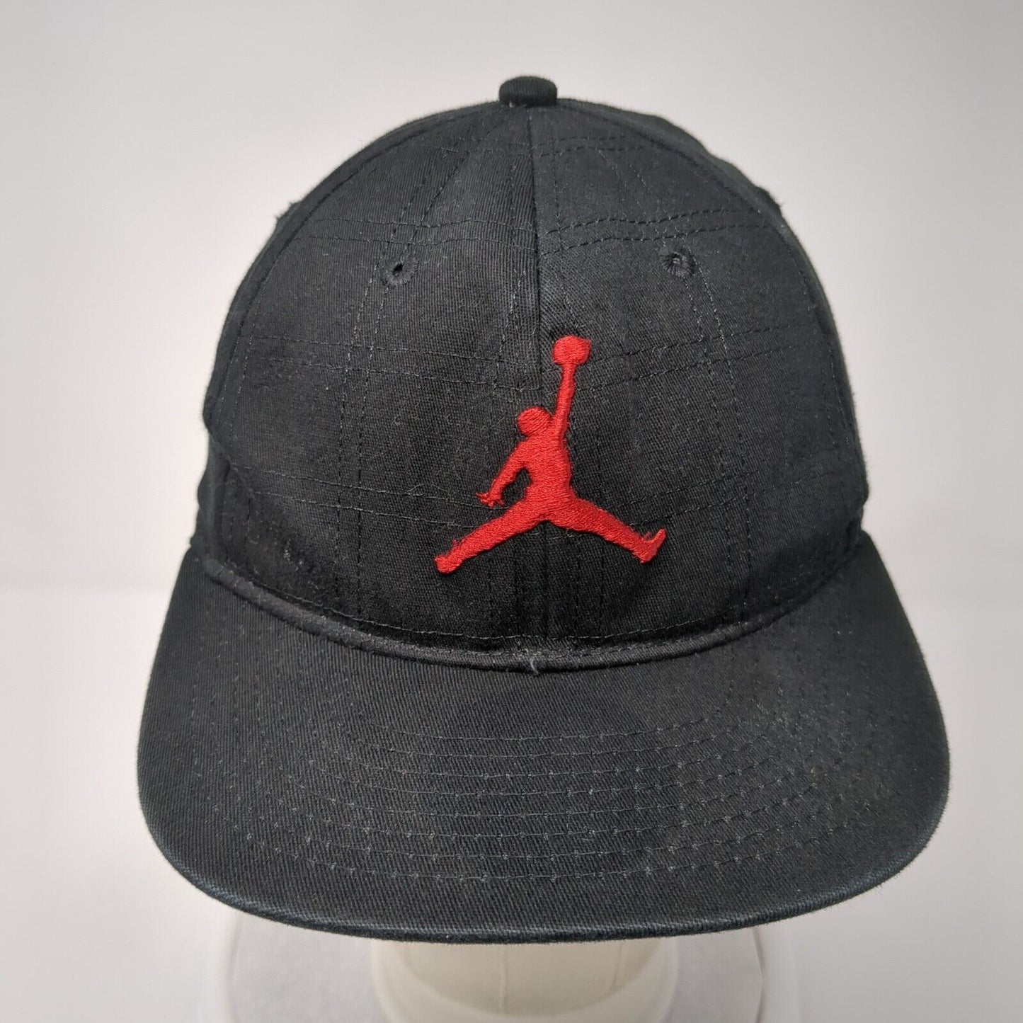 Jordan Jumpman Fitted Hat Black Youth One Size Embroidered 6 Panel