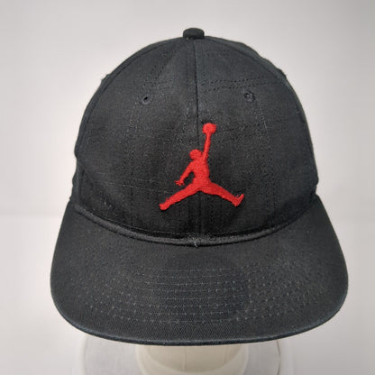 Jordan Jumpman Fitted Hat Black Youth One Size Embroidered 6 Panel