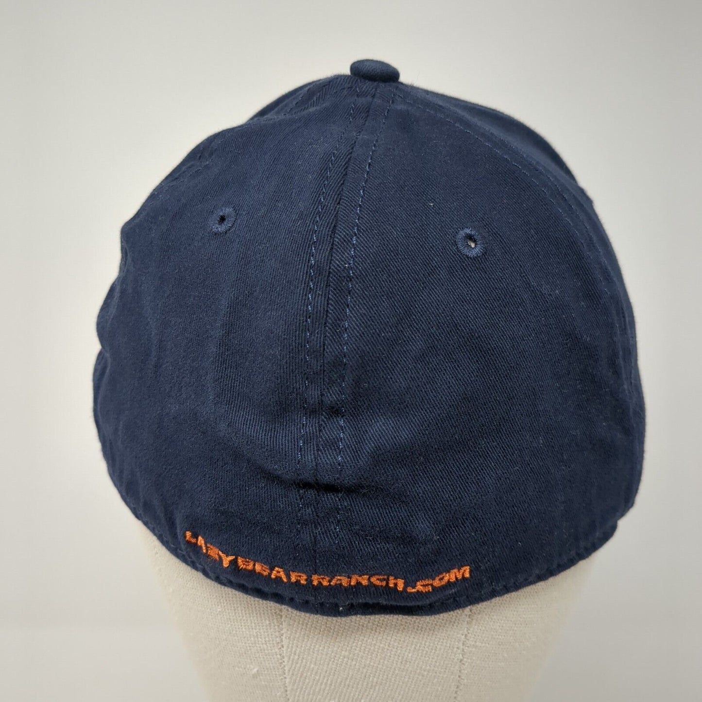 Lazy Bear Ranch Fitted Hat Blue L/XL Embroidered Otto Flex 6 Panel