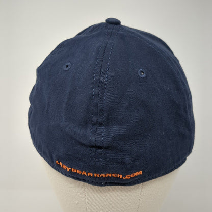 Lazy Bear Ranch Fitted Hat Blue L/XL Embroidered Otto Flex 6 Panel
