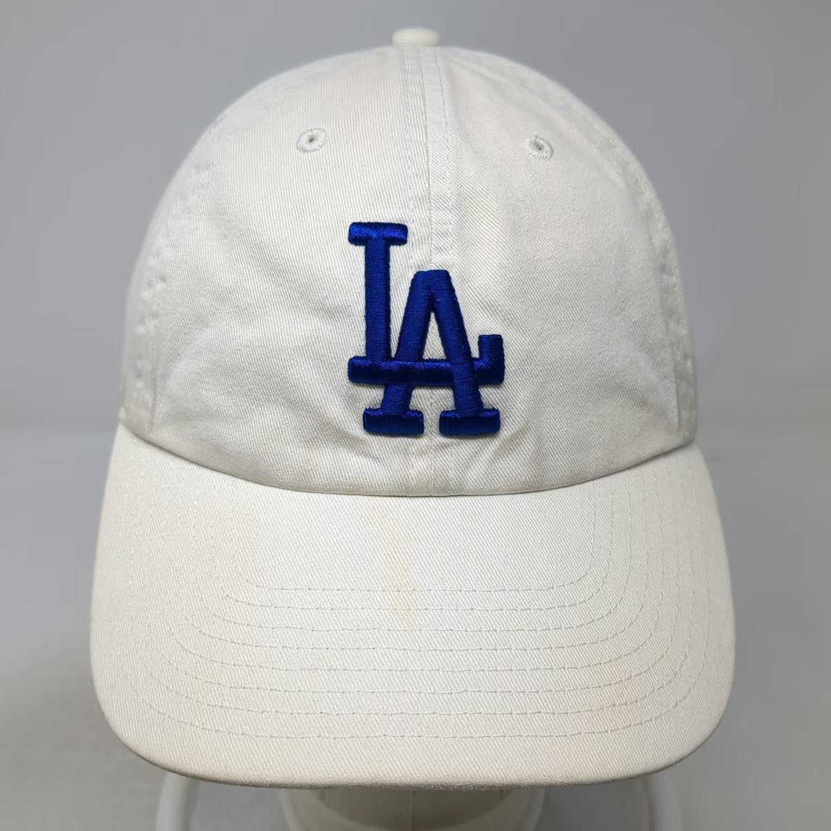 Los Angeles Dodgers MLB '47 Baseball Cap White Blue One Size Slideback Logo