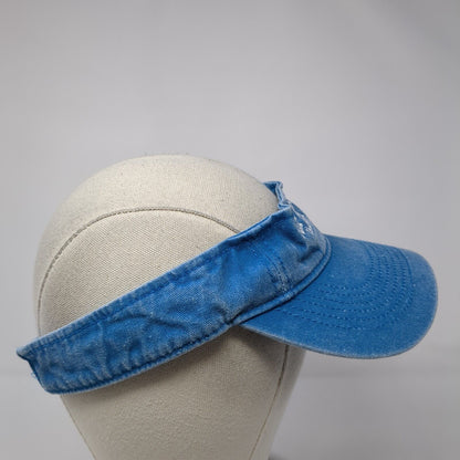 Gulf Shores Alabama Strapback Sun Visor Hat Blue One Size Adjustable Kaufman