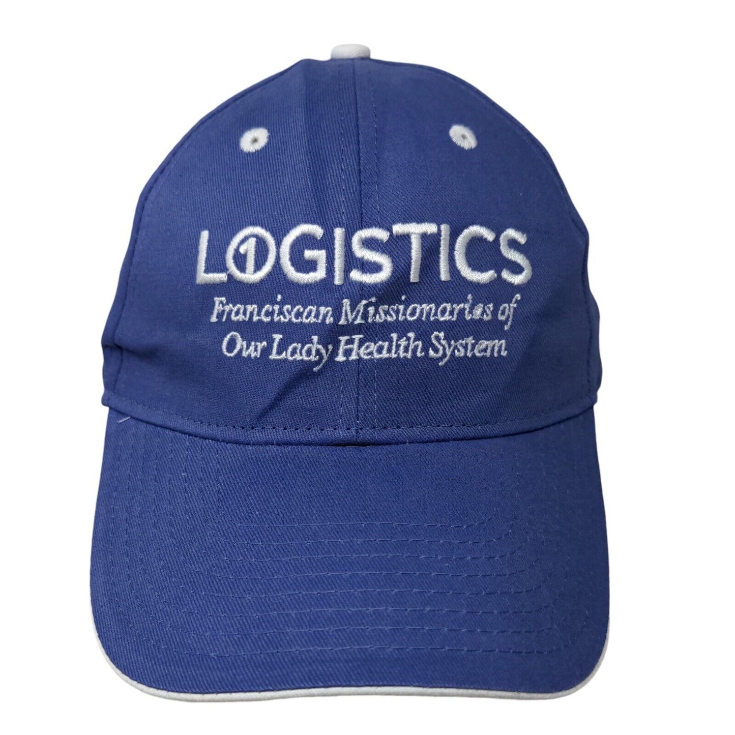 Logistics Strapback Hat Blue OSFA Embroidered Adjustable Hit Wear