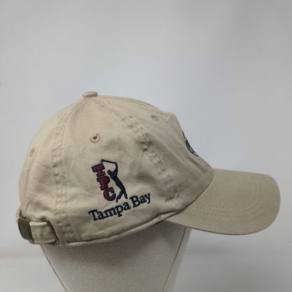 Outback Steakhouse Pro-Am Slideback Hat Tan One Size TPC Tampa Bay Ahead Vintage