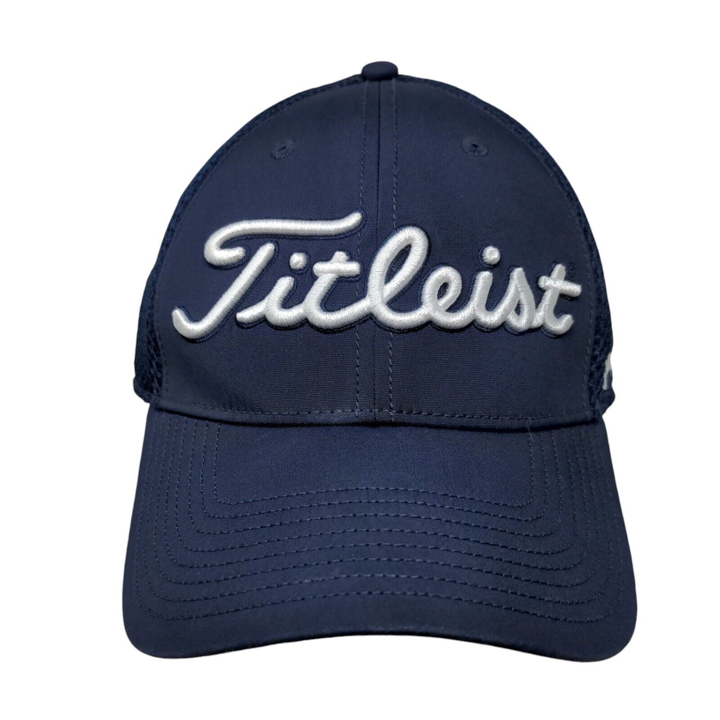 Titleist FJ Pro V1 Fitted Hat Blue Medium/Large Embroidered 6 Panel