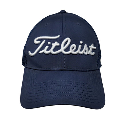 Titleist FJ Pro V1 Fitted Hat Blue Medium/Large Embroidered 6 Panel