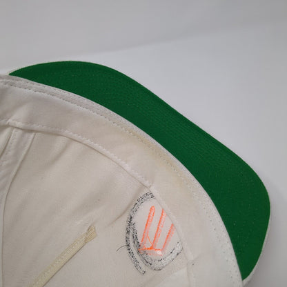 The Classics Yupoong Snapback Hat White One Size Adjustable Embroidered 6 Panel