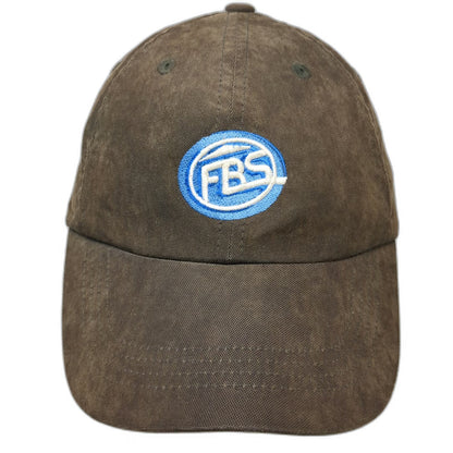 Port Authority Baseball Cap Brown One Size Embroidered FBS Logo Slideback Hat
