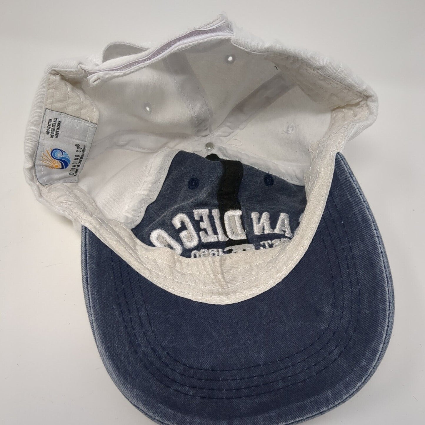 San Diego California Est. 1850 Strapback Hat Blue OS Adjustable Embroidered