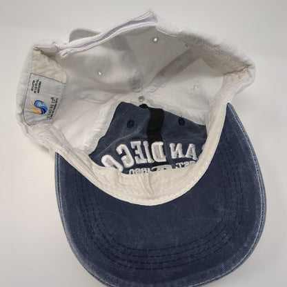 San Diego California Est. 1850 Strapback Hat Blue OS Adjustable Embroidered