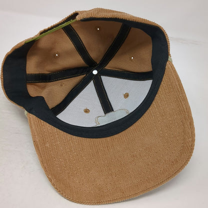 Dr. Squatch Snapback Hat Brown One Size Corduroy Rope Patch Sasquatch Bigfoot
