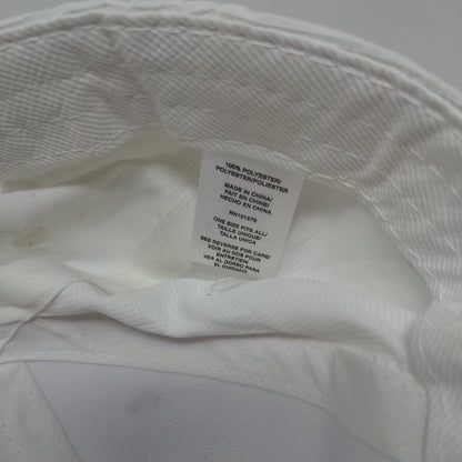 MCC Strapback Hat White OSFA Embroidered Page & Tuttle W/Tags