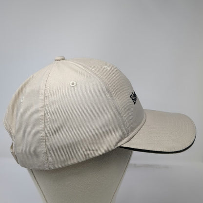 Quake City Caps Edward Jones Beige Baseball Cap OSFM Performance Strapback Hat