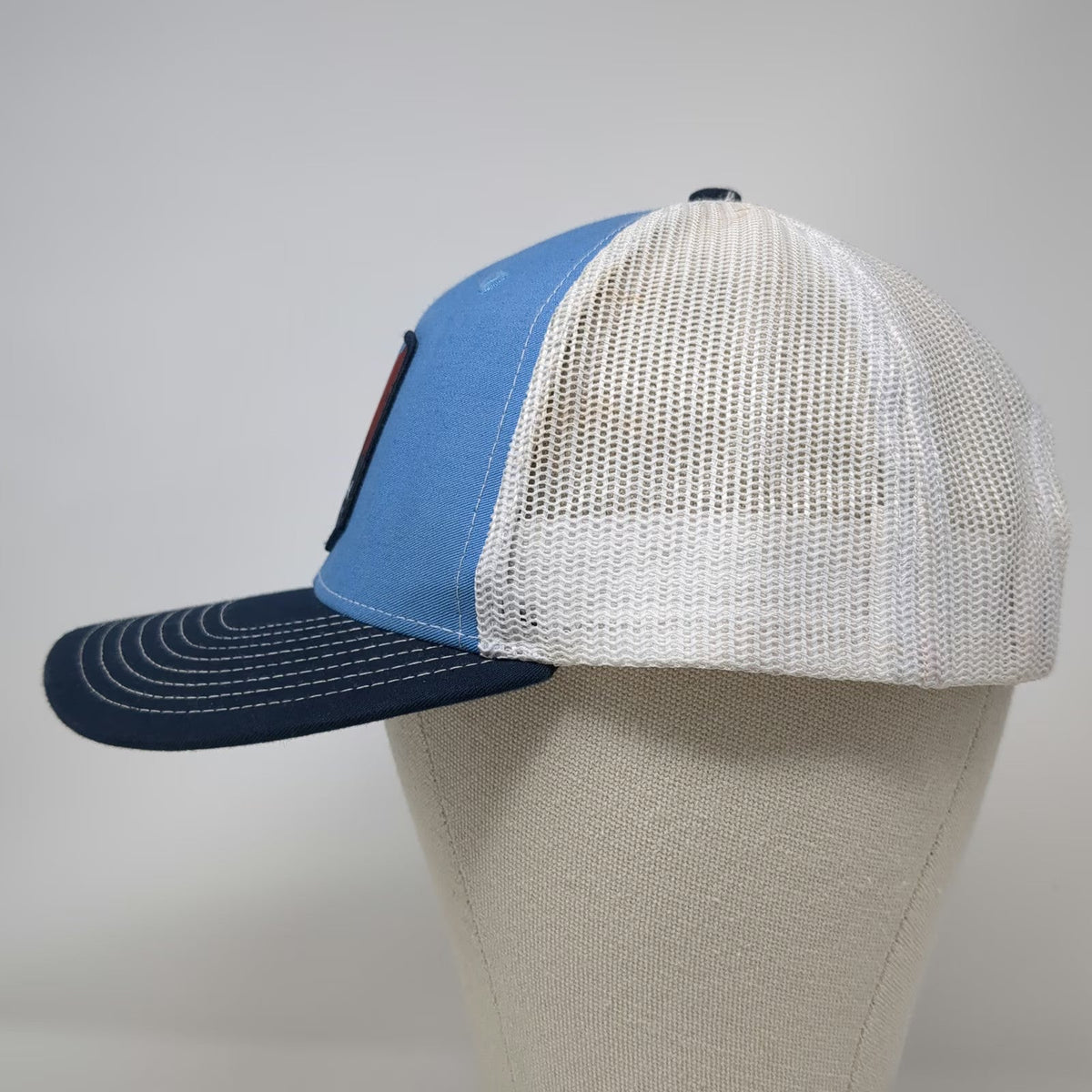 Richardson 112 Trucker Hat Blue One Size Western River Expeditions Snapback