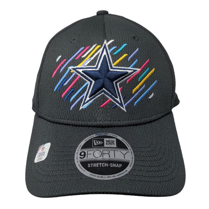 New Era Men's Snapback Hat Gray Size OSFM Embroidered Dallas Cowboys Logo