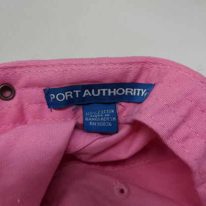 Get Carter Slideback Hat Pink One Size Adjustable Embroidered Port Authority