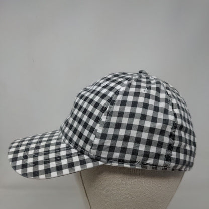 Unbranded Strapback Hat Multicolor OSFM Gingham Check Adjustable Blank