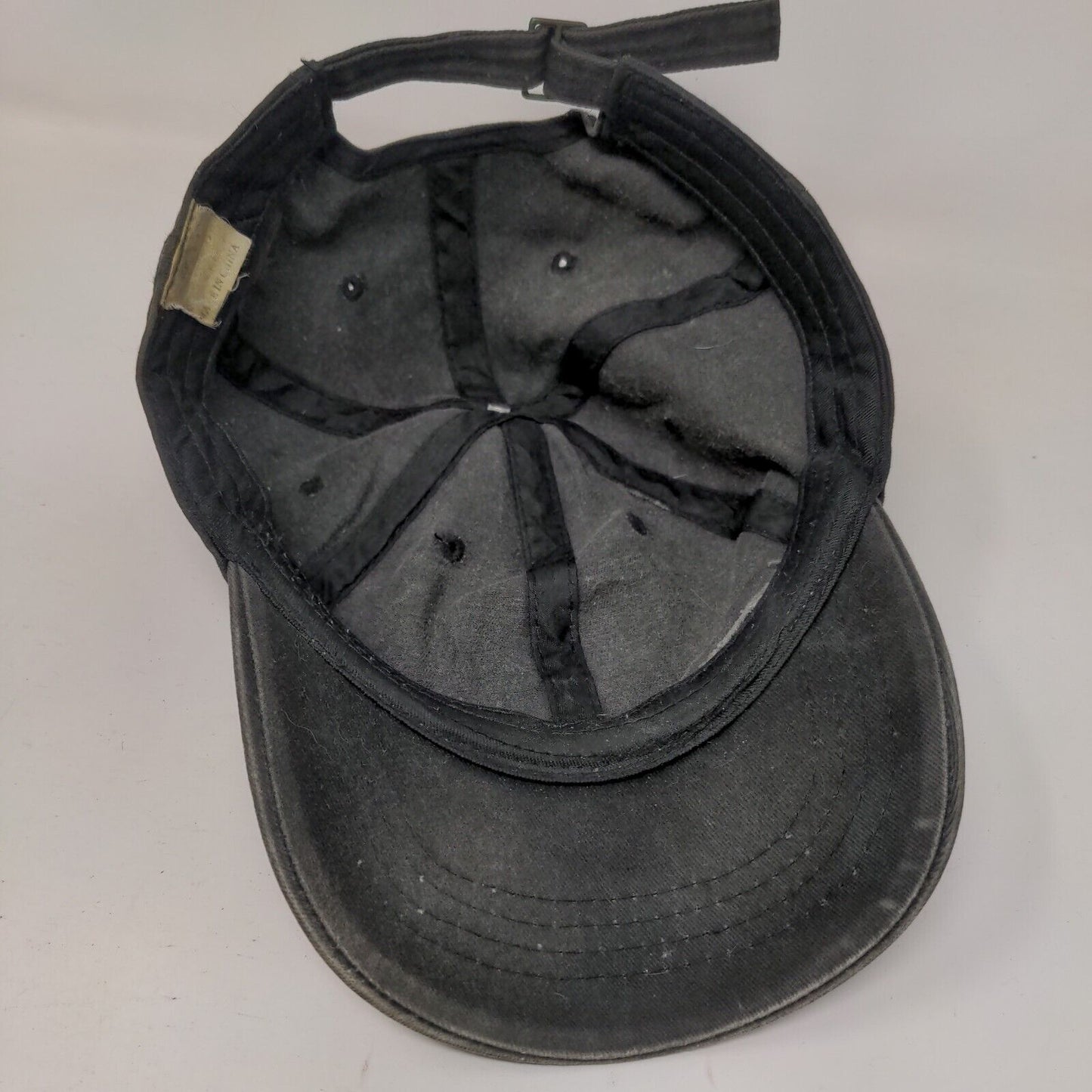 Pitbull Dad Slideback Hat Black One Size Adjustable 6 Panel Vent Holes