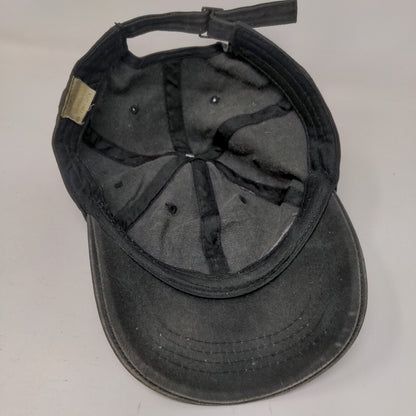 Pitbull Dad Slideback Hat Black One Size Adjustable 6 Panel Vent Holes