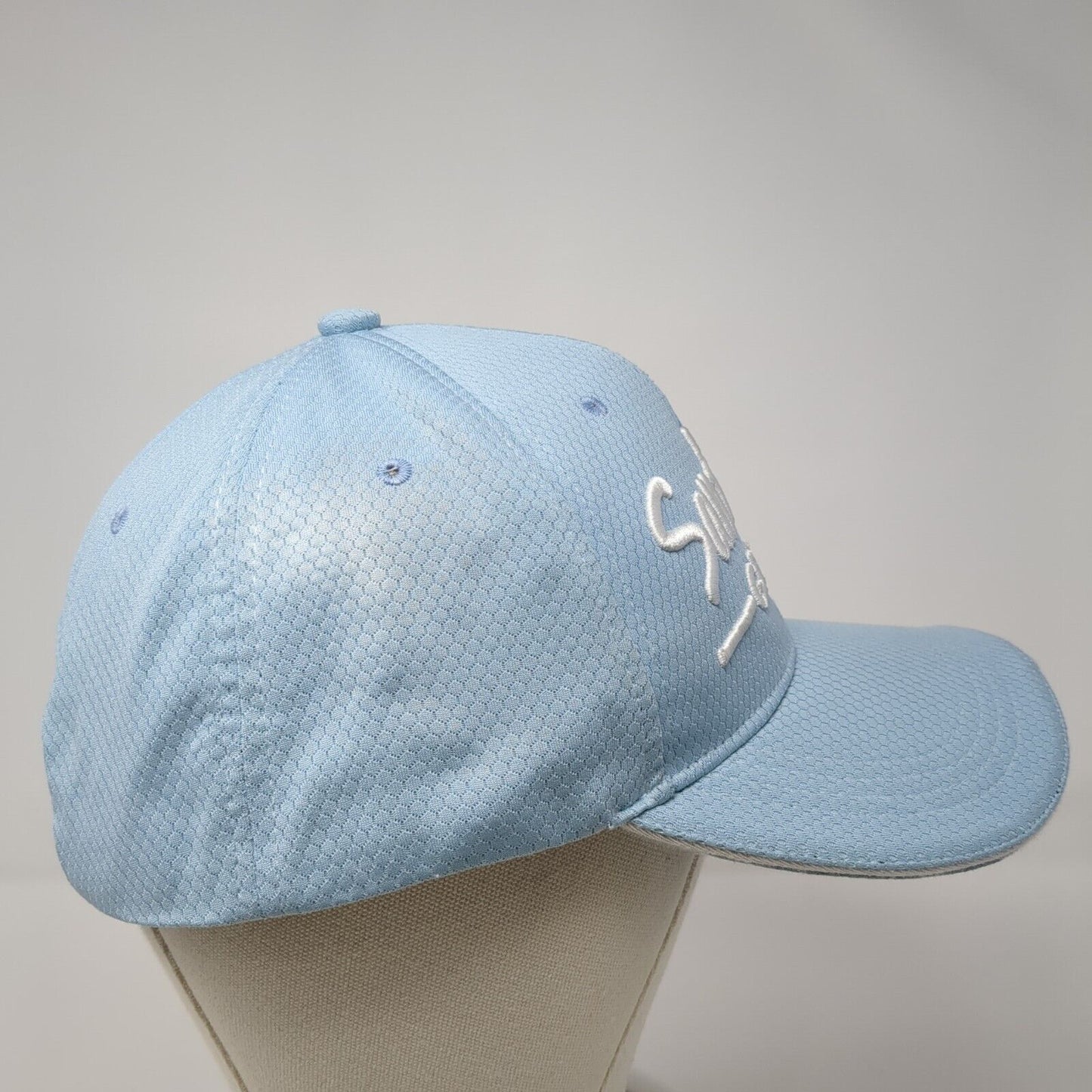 Santorini Greece Slideback Hat Blue One Size Adjustable Embroidered Polyester