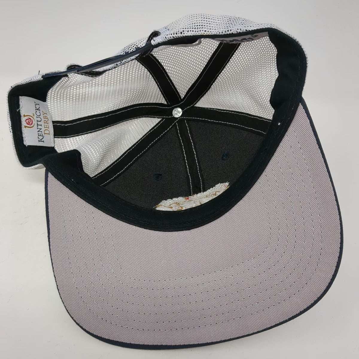 Fan Favorite Trucker Hat Blue One Size Kentucky Derby 146 Mesh Back Snapback