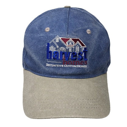 Cobra 5 Panel Blue One Size Snapback Hat Harvest Homes Two Tone Washed Cotton