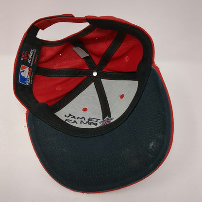 OC Sports Los Angeles Angels MLB Baseball Cap Red Youth Strapback Hat Embroidery