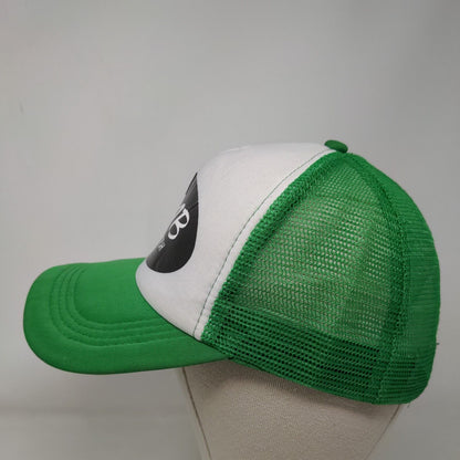 RAAB Real As A Bitch Snapback Mesh Back Trucker Hat Green One Size 5 Panel