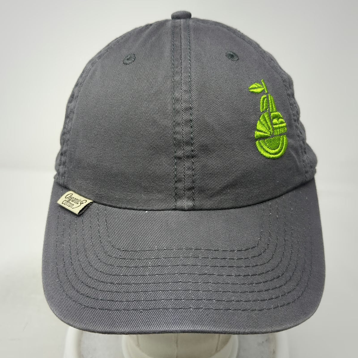 e-conscious Gray Baseball Cap One Size Whole Foods San Ramon Pear Strapback Hat